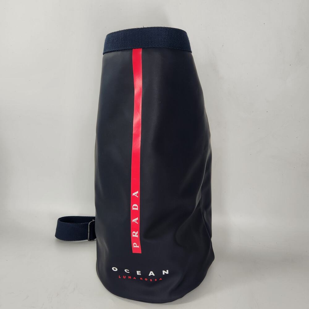 Prada Ocean Luna Rosa Seafaring Sailing One Shoulder Bag Navy Waterproof Unisex